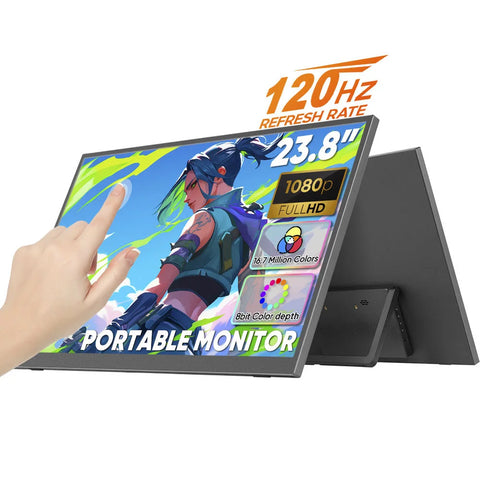 23.8 Inch 120Hz Large Portable Touchscreen Monitor