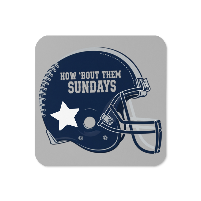 Original 'How Bout Them Sundays' Coaster