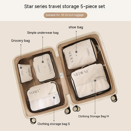 Travel Packing Organizer Set For Suitcase