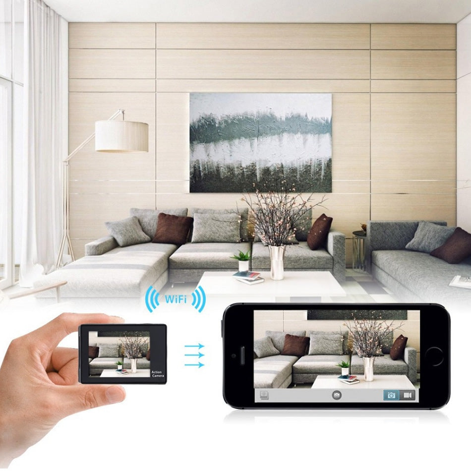 Waterproof 4K Action Camera with WiFi & Remote