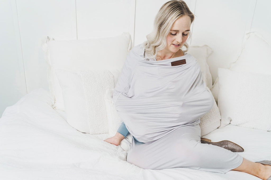 Nursing Cover Carseat Canopy Stretchy Infinity Scarf