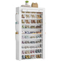 Shoe Rack 10Tier Large Capacity 5056Pairs Beautiful Tall Shoe Shelf Free Standing Storage Cabinet Entryway Closet