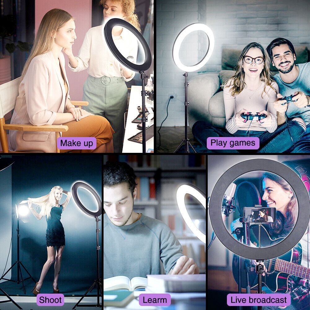 Ring Light Tripod Kit, 10 Inch LED Selfie Light for TikTok YouTube