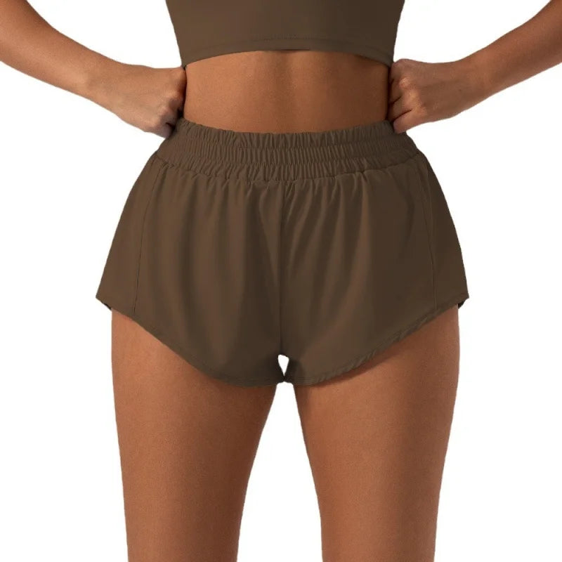 Summer Fitness Low Waist 2.5 Inch Shorts Women Gym Sportswear