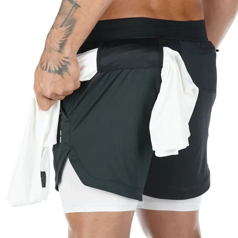  Mens Sports Shorts Breathable and Quick Dry Training