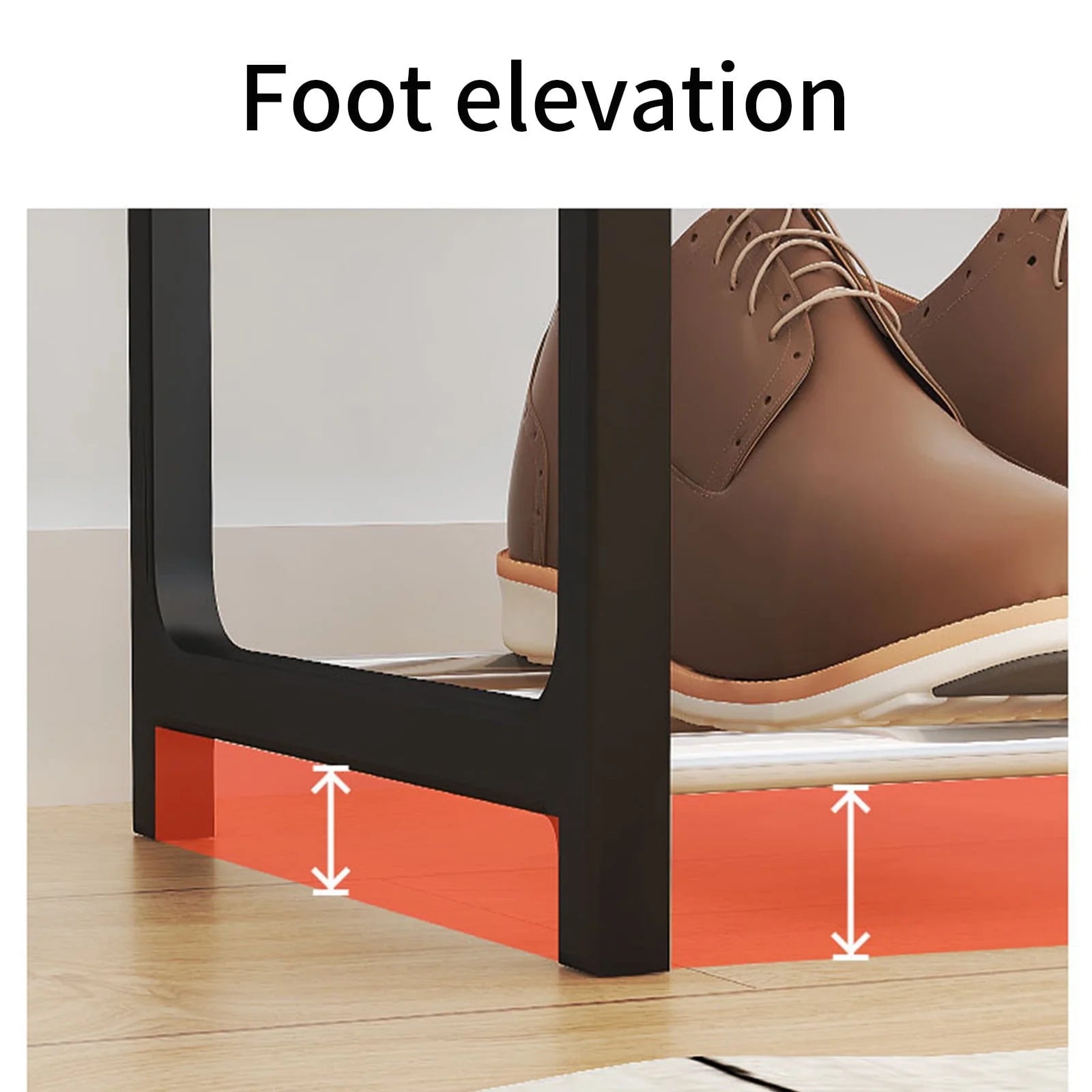 Storage and Organization Shoe Rack Shoe Rack Storage Organizer with 4 Tiers Metal Shelves for Bedroom Closet Entry Dorm Room