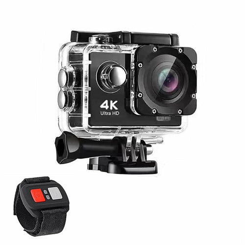 Waterproof 4K Action Camera with WiFi & Remote