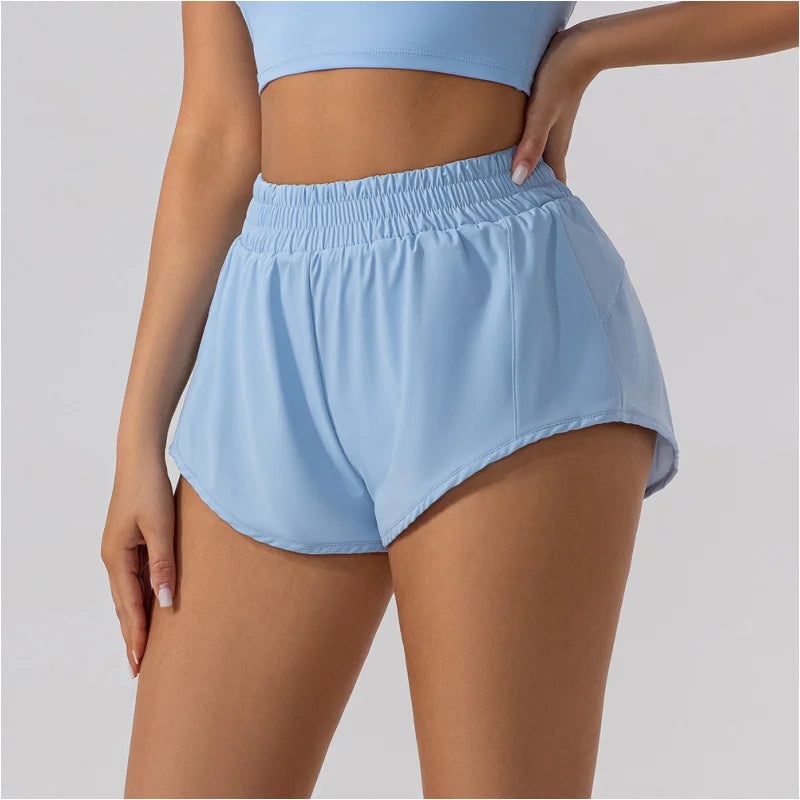Summer Fitness Low Waist 2.5 Inch Shorts Women Gym Sportswear
