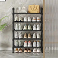 5 Layer Shoe Rack Black Shoe Storage Stand Simple Home Office Shoe Storage DIY