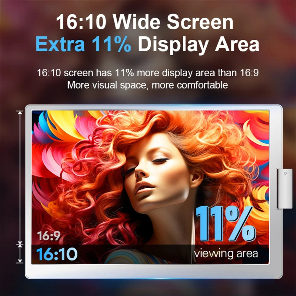 Portable LCD FHD IPS Gaming Backlit External Monitor Triple Screen Extender