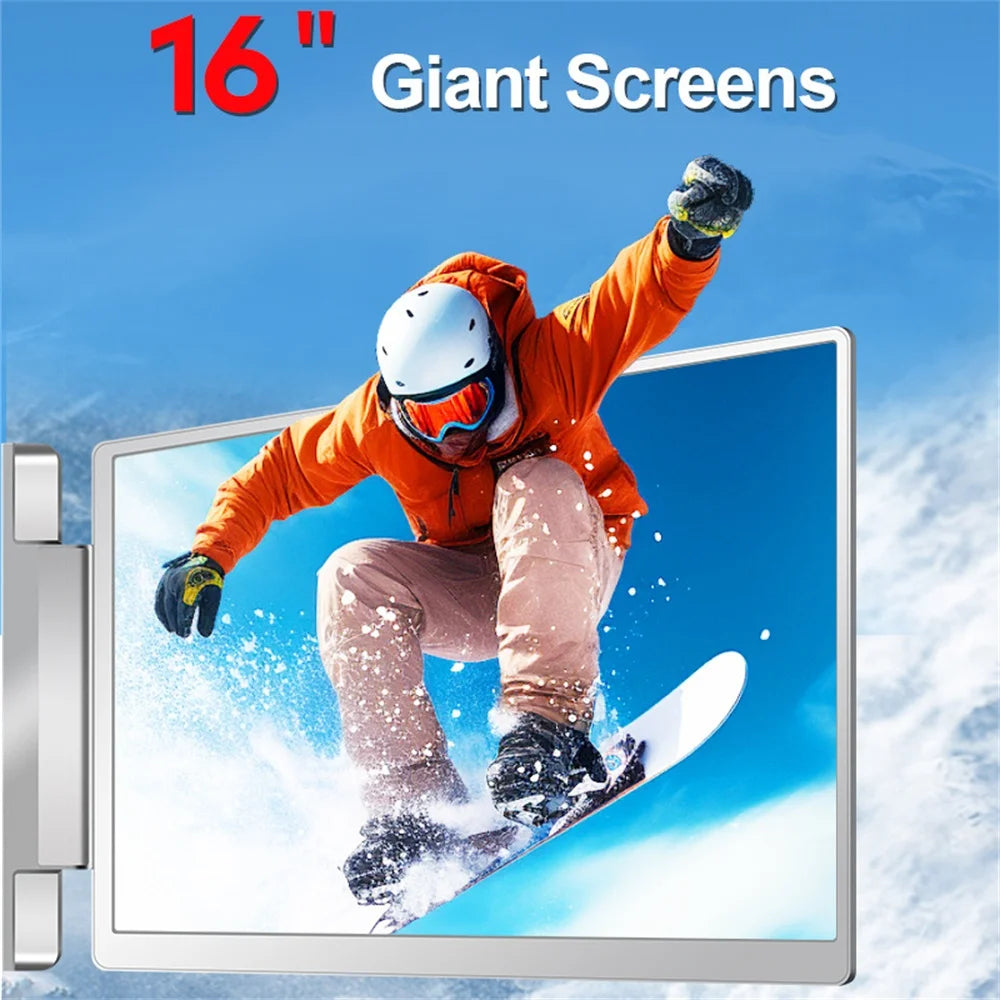 Portable LCD FHD IPS Gaming Backlit External Monitor Triple Screen Extender
