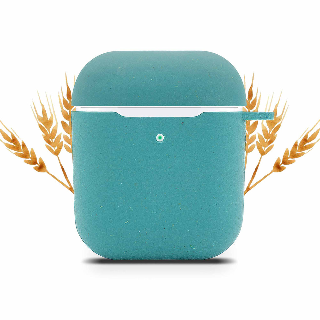 Biodegradable AirPods Case Eco Friendly Silicone Cover in Ocean Blue
