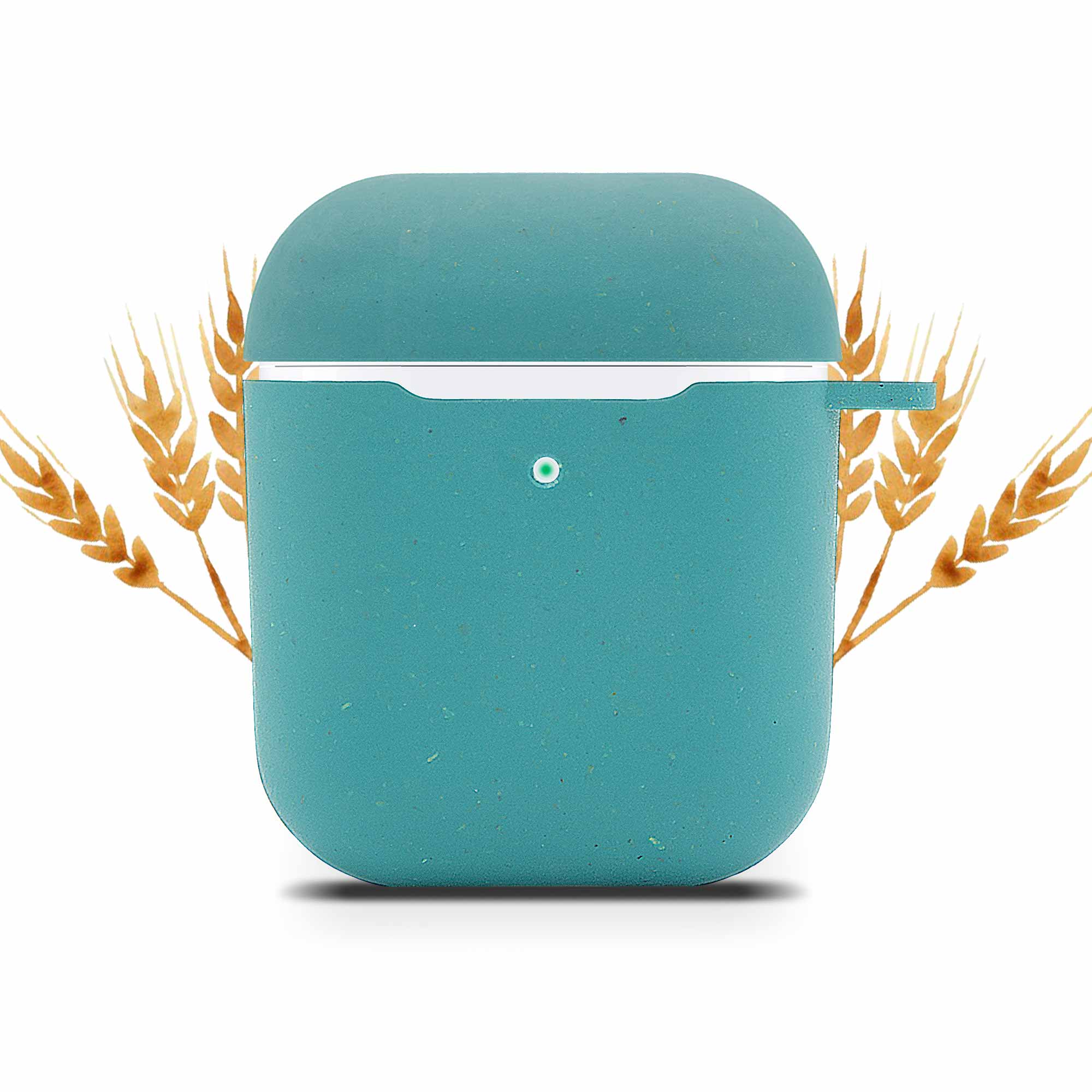 Biodegradable AirPods Case Eco Friendly Silicone Cover in Ocean Blue