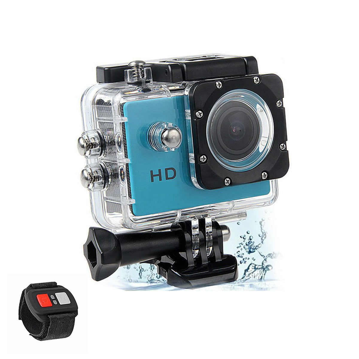 Waterproof 4K Action Camera with WiFi & Remote