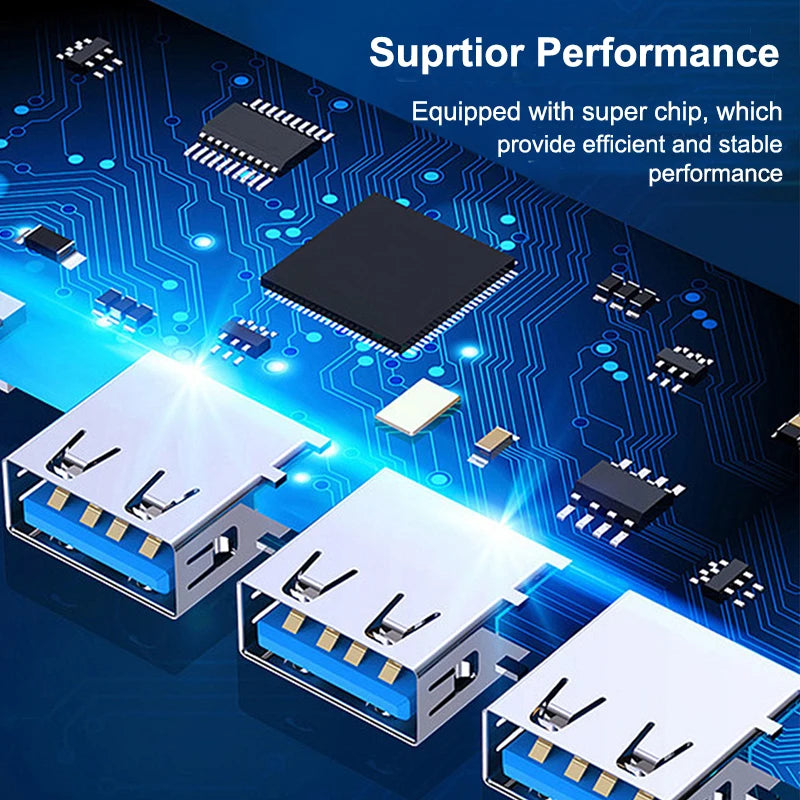 USB Type C HUB 3.1 4 Port Multi Splitter Adapter