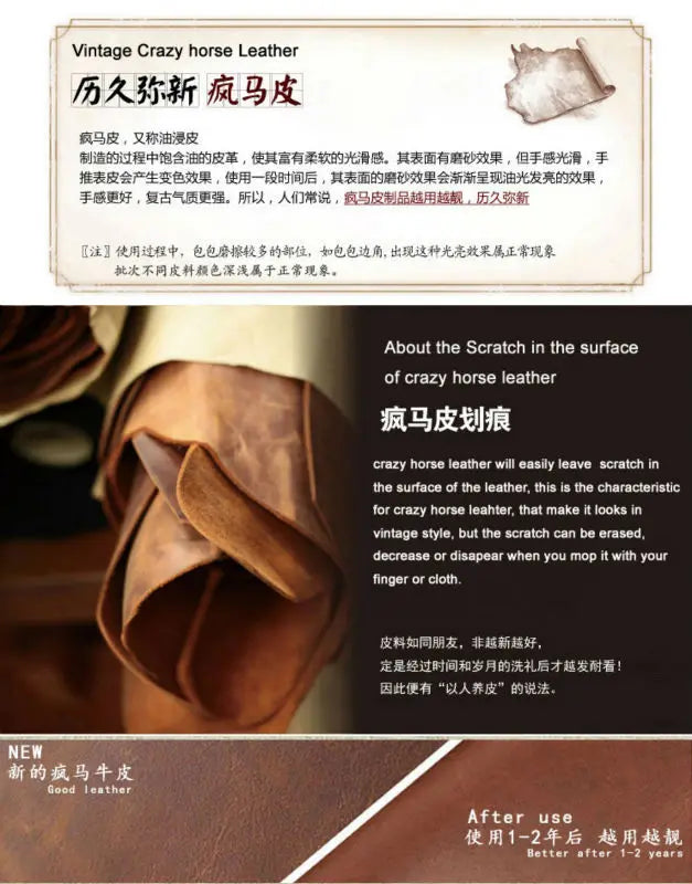 Vintage Canvas Leather Men's & Women's Backpack