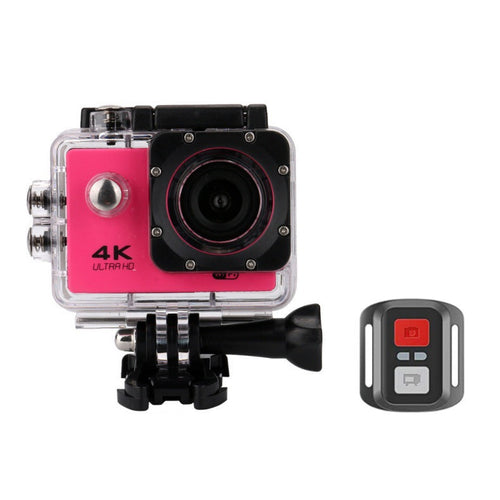 Waterproof 4K Action Camera with WiFi & Remote