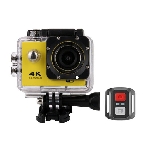 Waterproof 4K Action Camera with WiFi & Remote