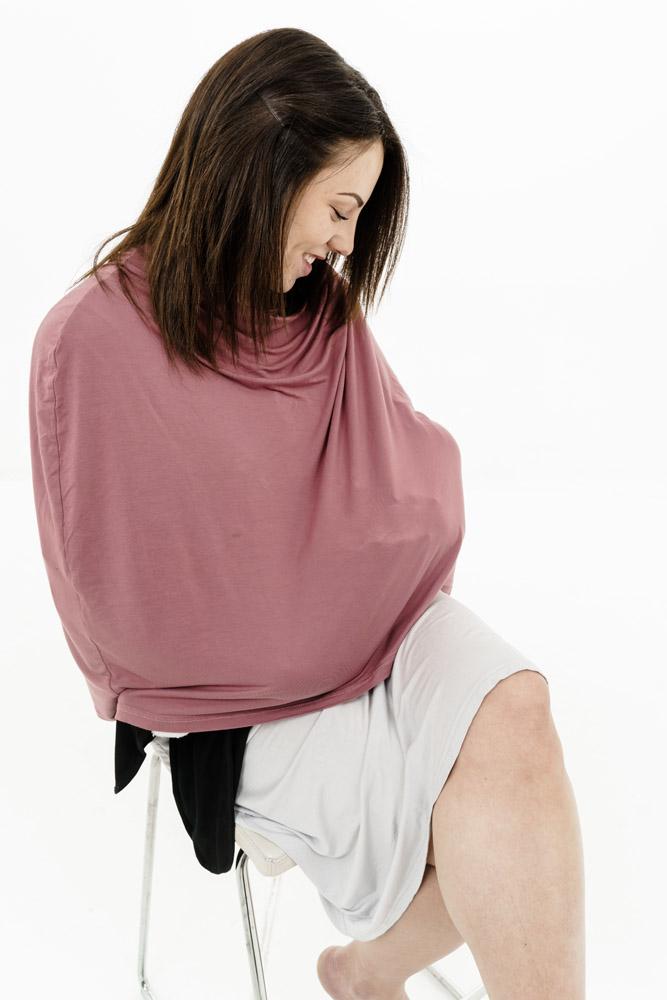 Nursing Cover Carseat Canopy Stretchy Infinity Scarf