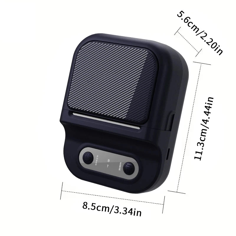 Mini Thermal Label Printer Self adhesive Paper & Inkless