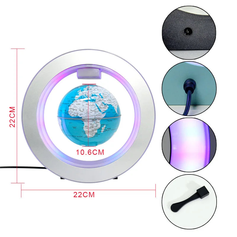 Magnetic Levitating Bluetooth Speaker Wireless Bluetooth with LED Lights
