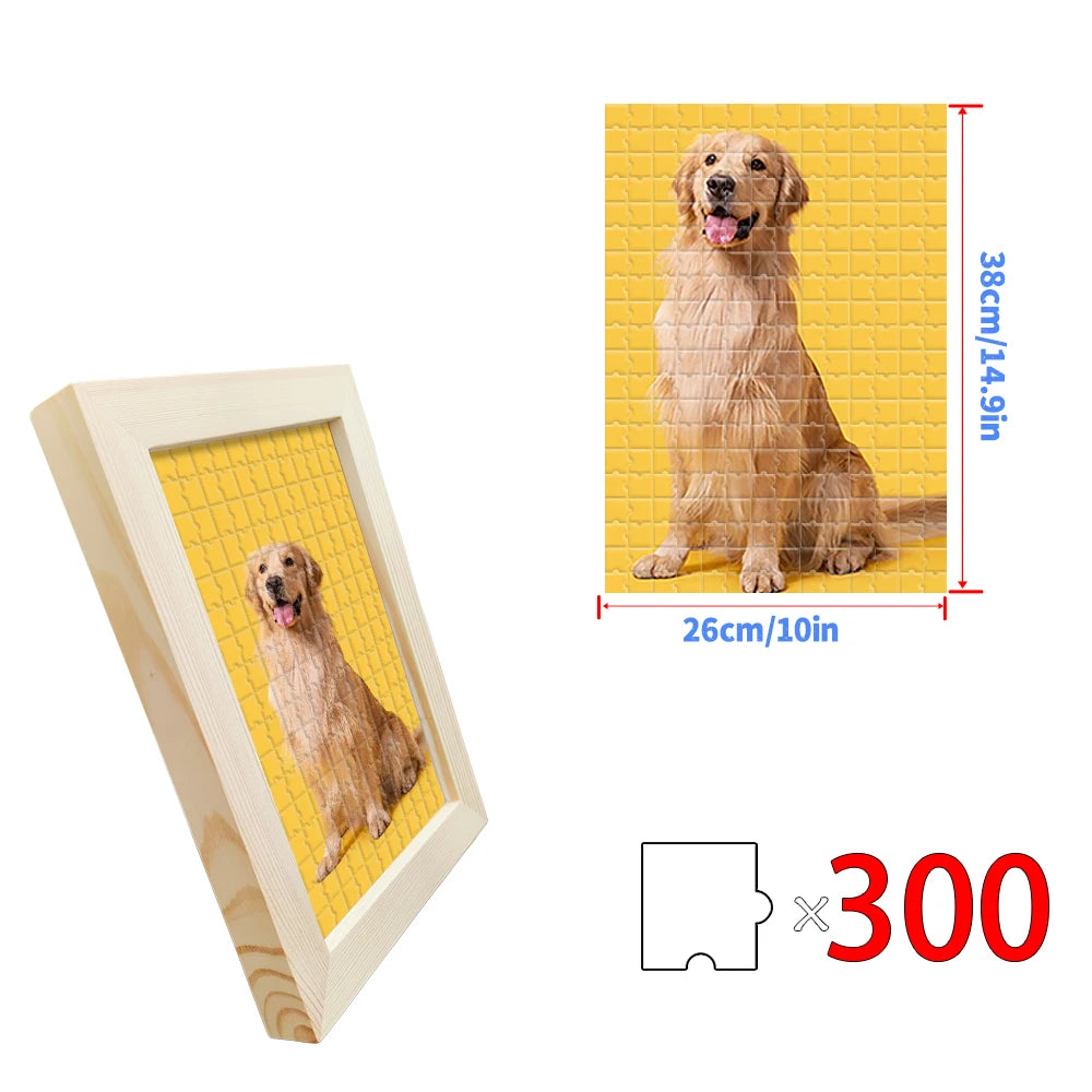 HMSTOCK Custom Photo Puzzle with/without Frame