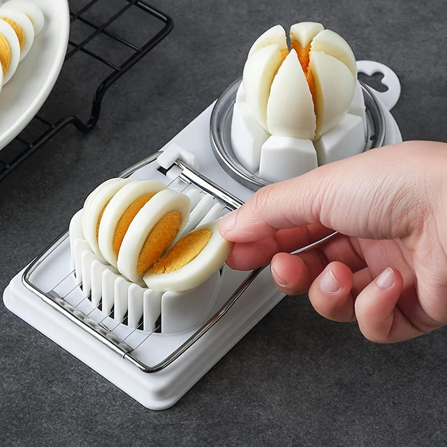 Multifunctional egg cutter 2 in 1 stainless steel wire