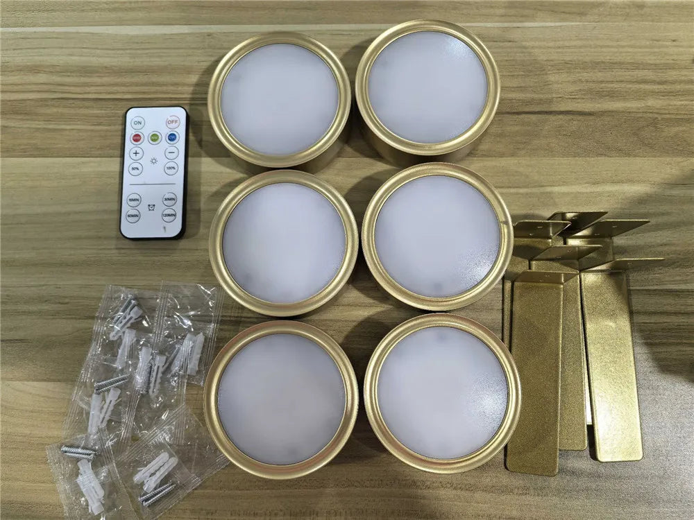 3 Color Wireless Wall Light Dimmable Led Spotlight Battery Powered Lamp Home Wall Lamp Led Lights