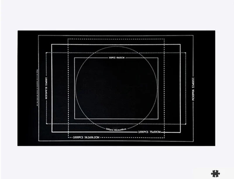 Professional Puzzle Roll Mat up to 3000 Pieces