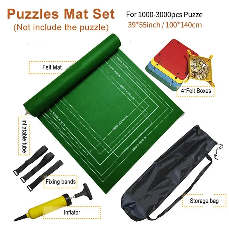 Professional Puzzle Roll Mat up to 3000 Pieces