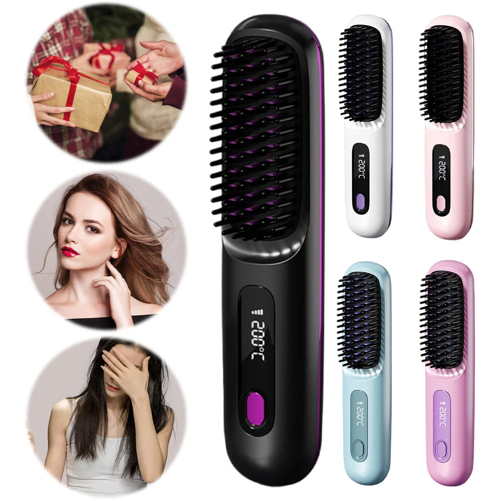 Cordless Portable Hair Straightener