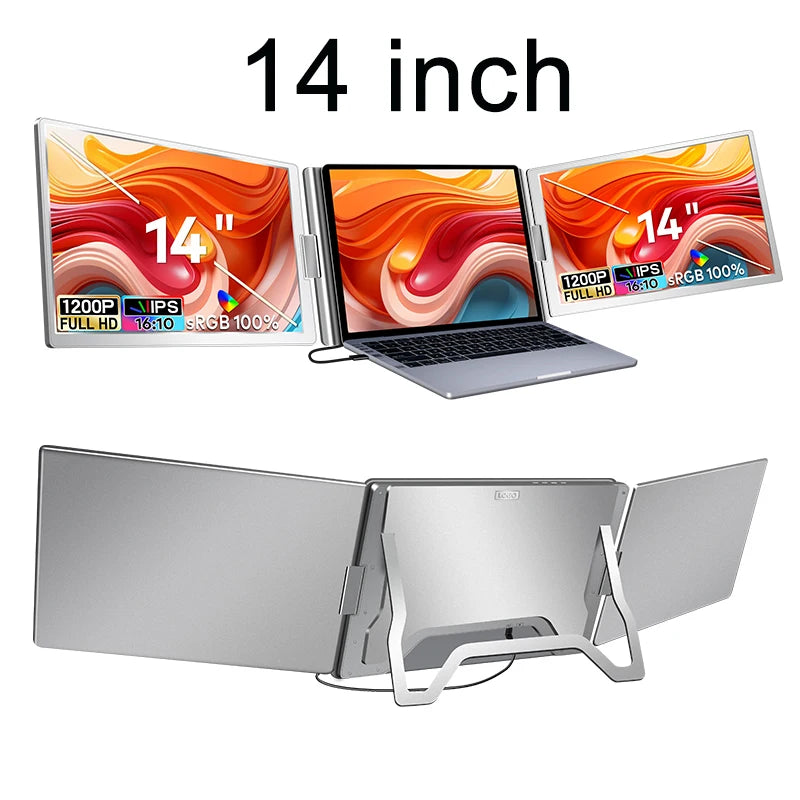 Dual Screen Display Extended Portable Monitor