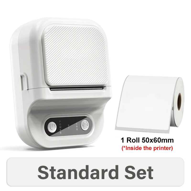 Mini Thermal Label Printer Self adhesive Paper & Inkless