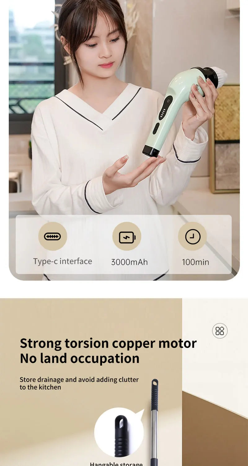 9 in 1 Electric Cleaning Brush