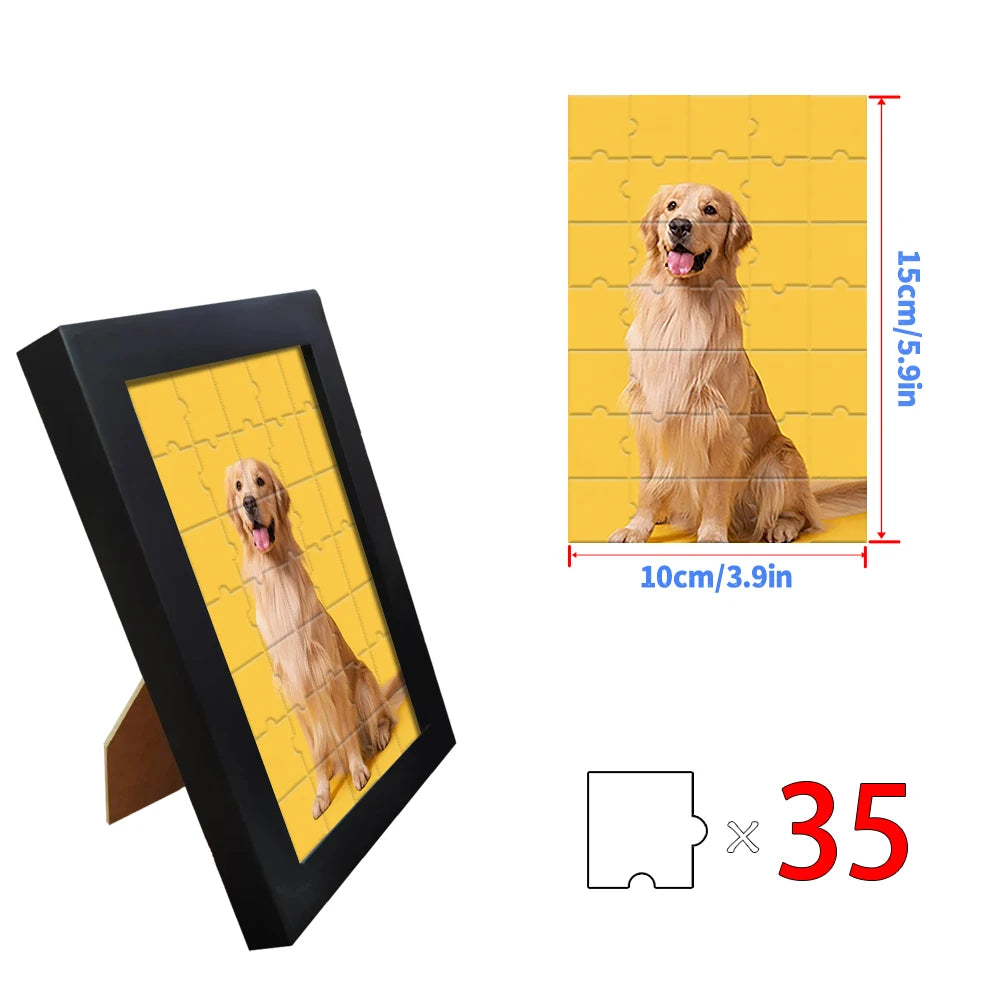 HMSTOCK Custom Photo Puzzle with/without Frame
