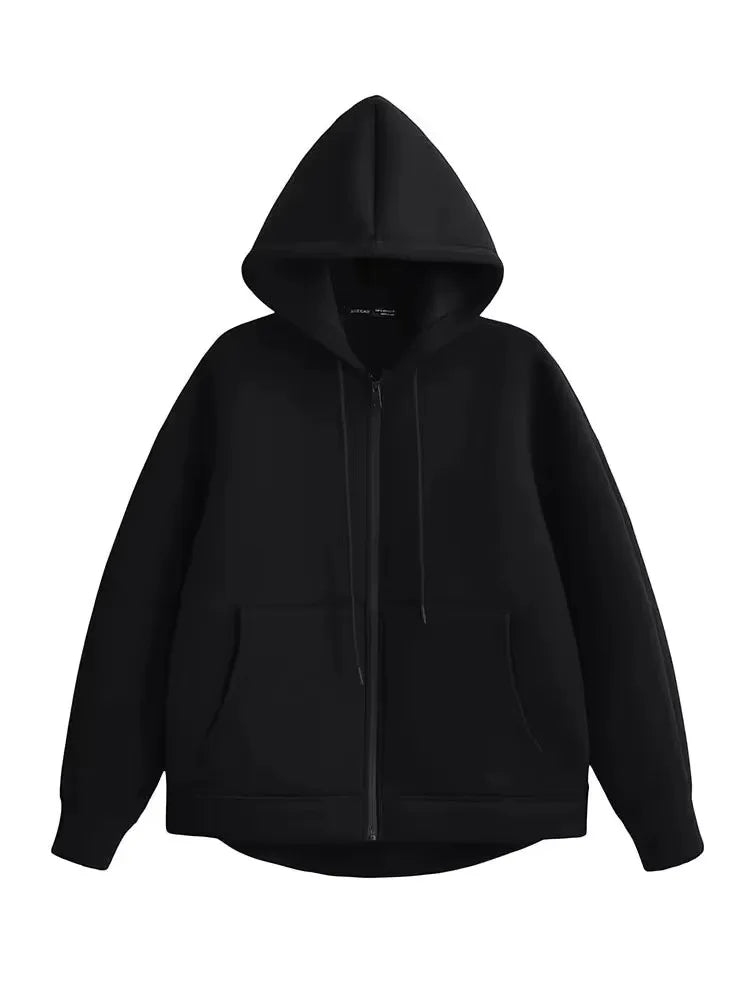 Women's Street Zipper Hoodi Oversized