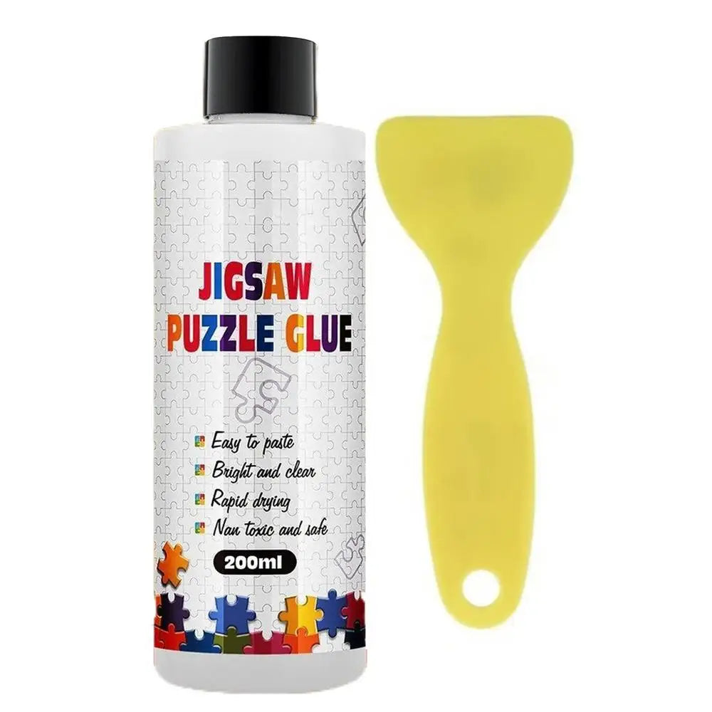 Puzzle glue special transparent glue for Quick Drying Clear Sealer With Applicator For Jigsaw Photo
