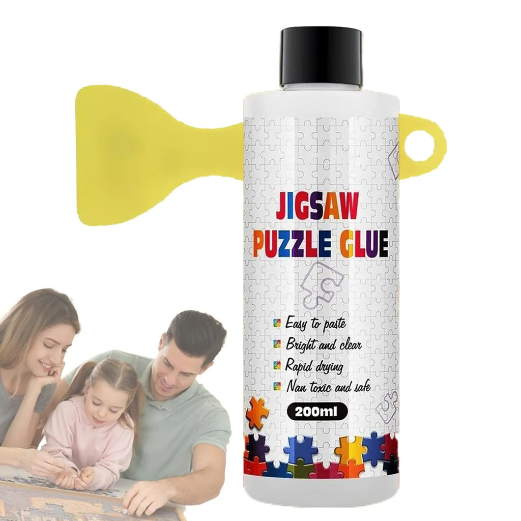 Puzzle glue special transparent glue for Quick Drying Clear Sealer With Applicator For Jigsaw Photo