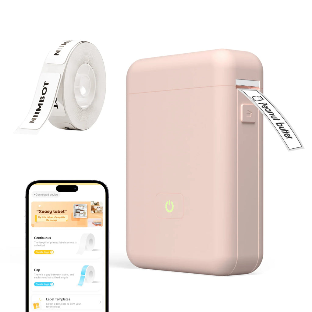 Mini Portable Thermal Label Maker Wireless Bluetooth Stickers Handheld Labeling Machine