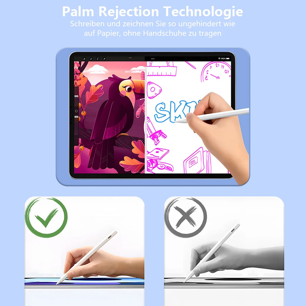Stylus Pen For Apple Pencil with LED Power Indicators