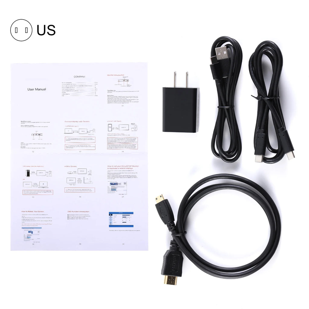 14 Inch Portable Monitor Dual screens For PC/Phone/PS4/PS5/Switch1/Switch2/Xbox