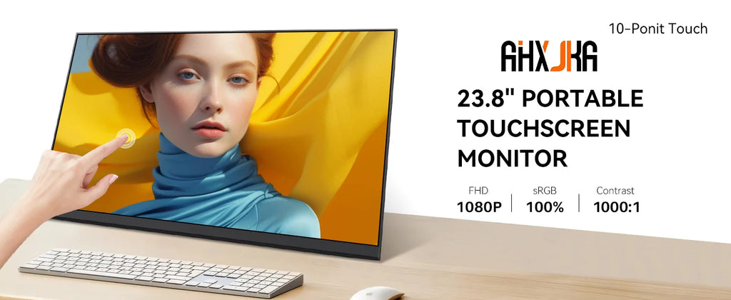 23.8 Inch 120Hz Large Portable Touchscreen Monitor