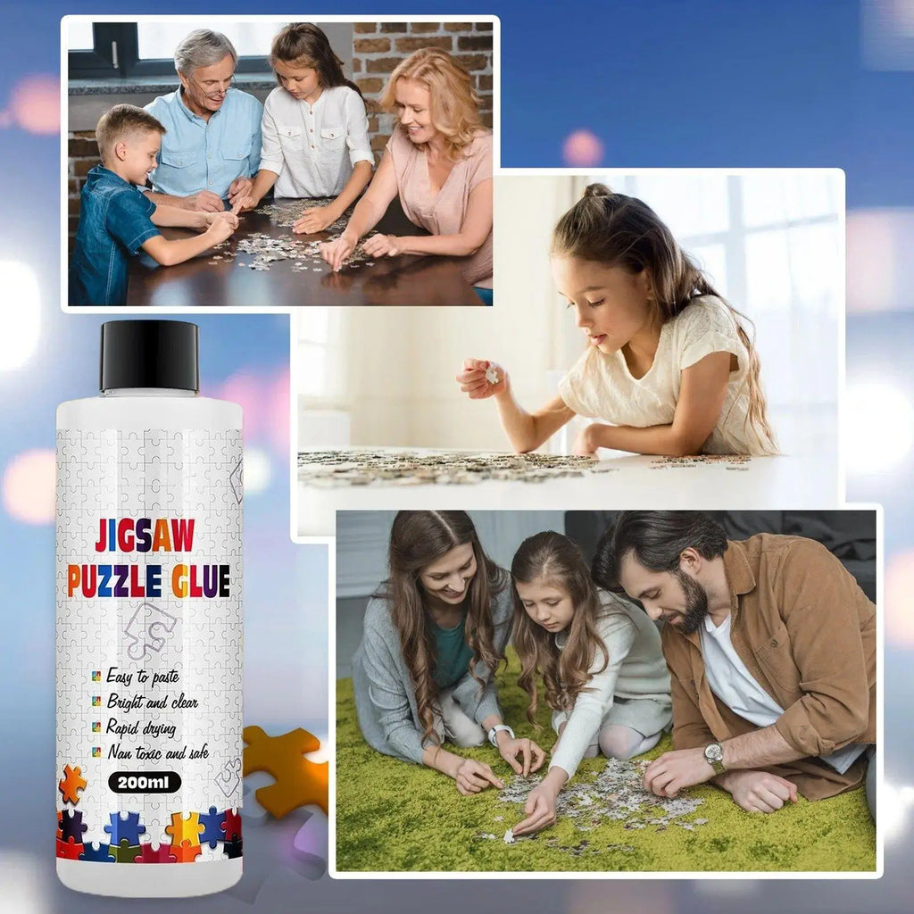 Puzzle glue special transparent glue for Quick Drying Clear Sealer With Applicator For Jigsaw Photo