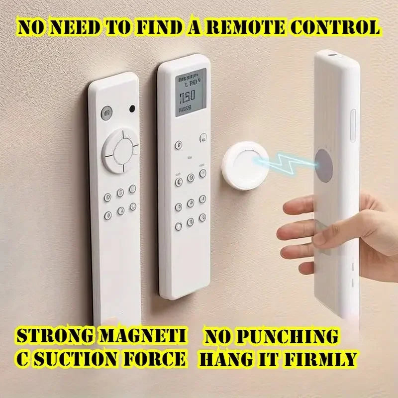 No Drill Magnetic Remote Control Wall Holder