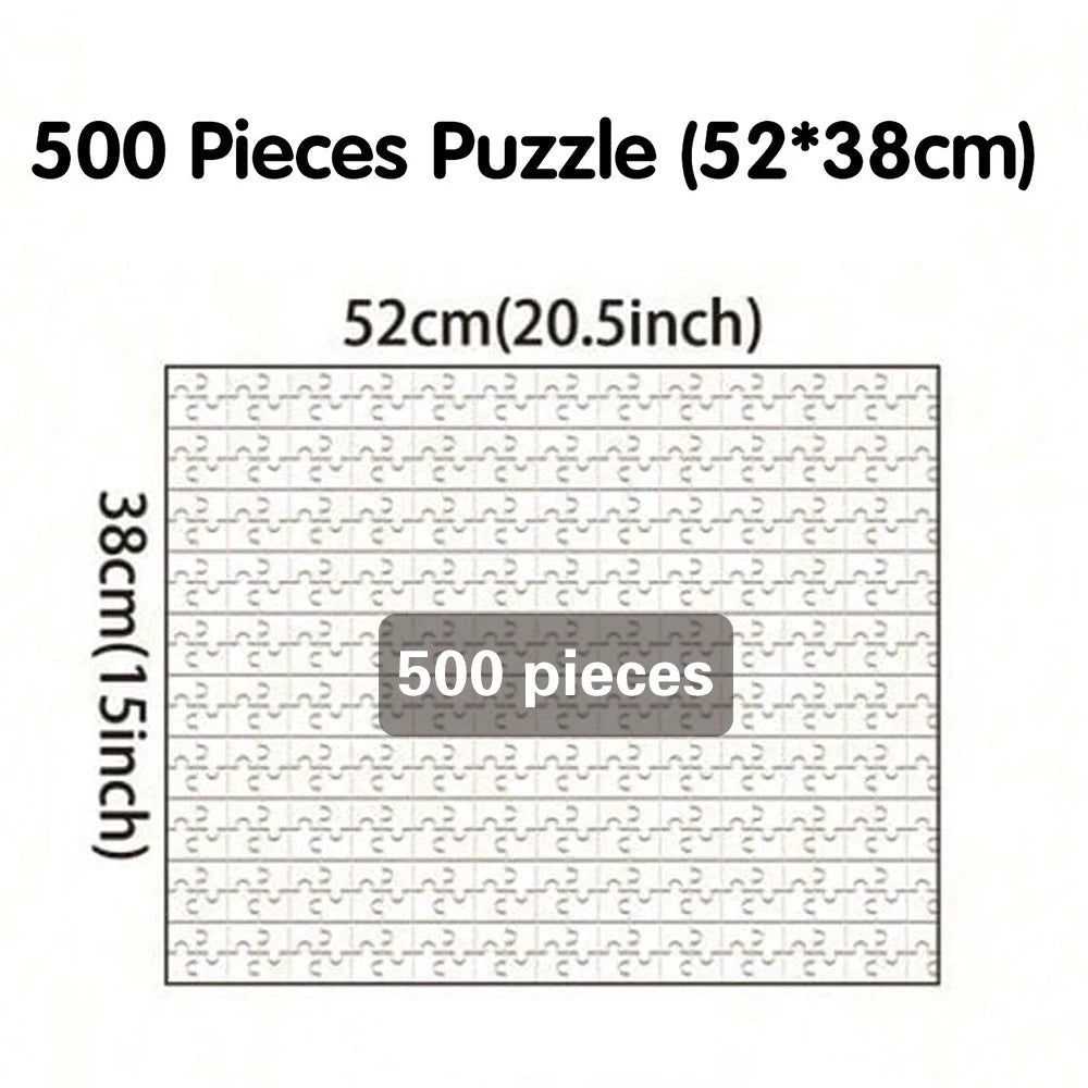 Personalized Custom Photo Puzzle Customize  300/500/1000 Pieces Jigsaw Puzzle