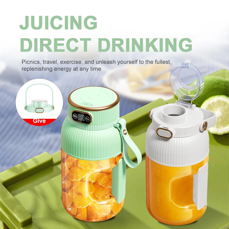 Portable Juicer Blender Fruit Juicer 1000ML USB Charging