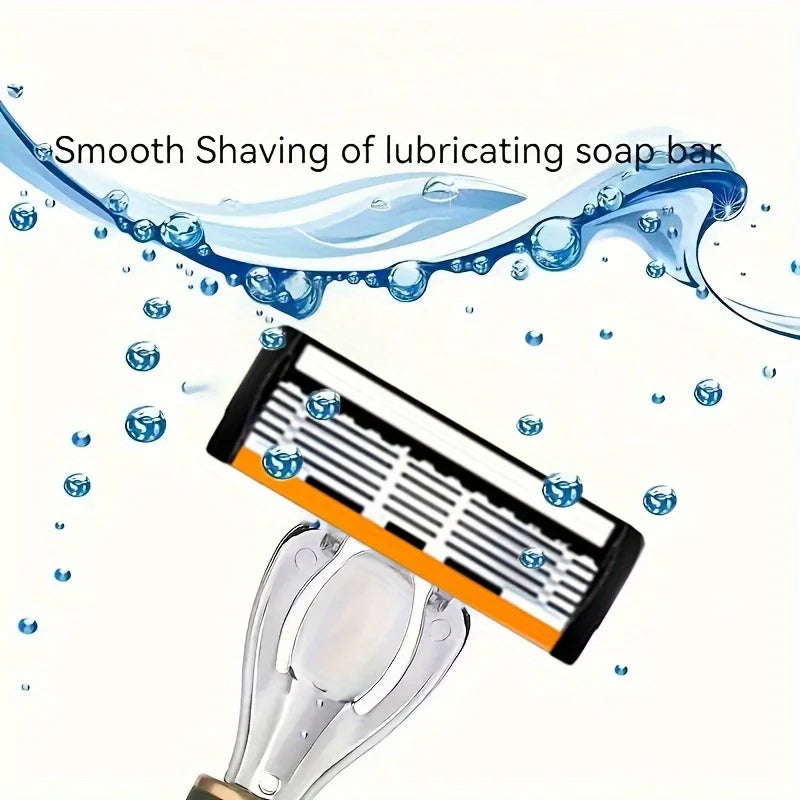 6 layer men's stainless steel Razor blade