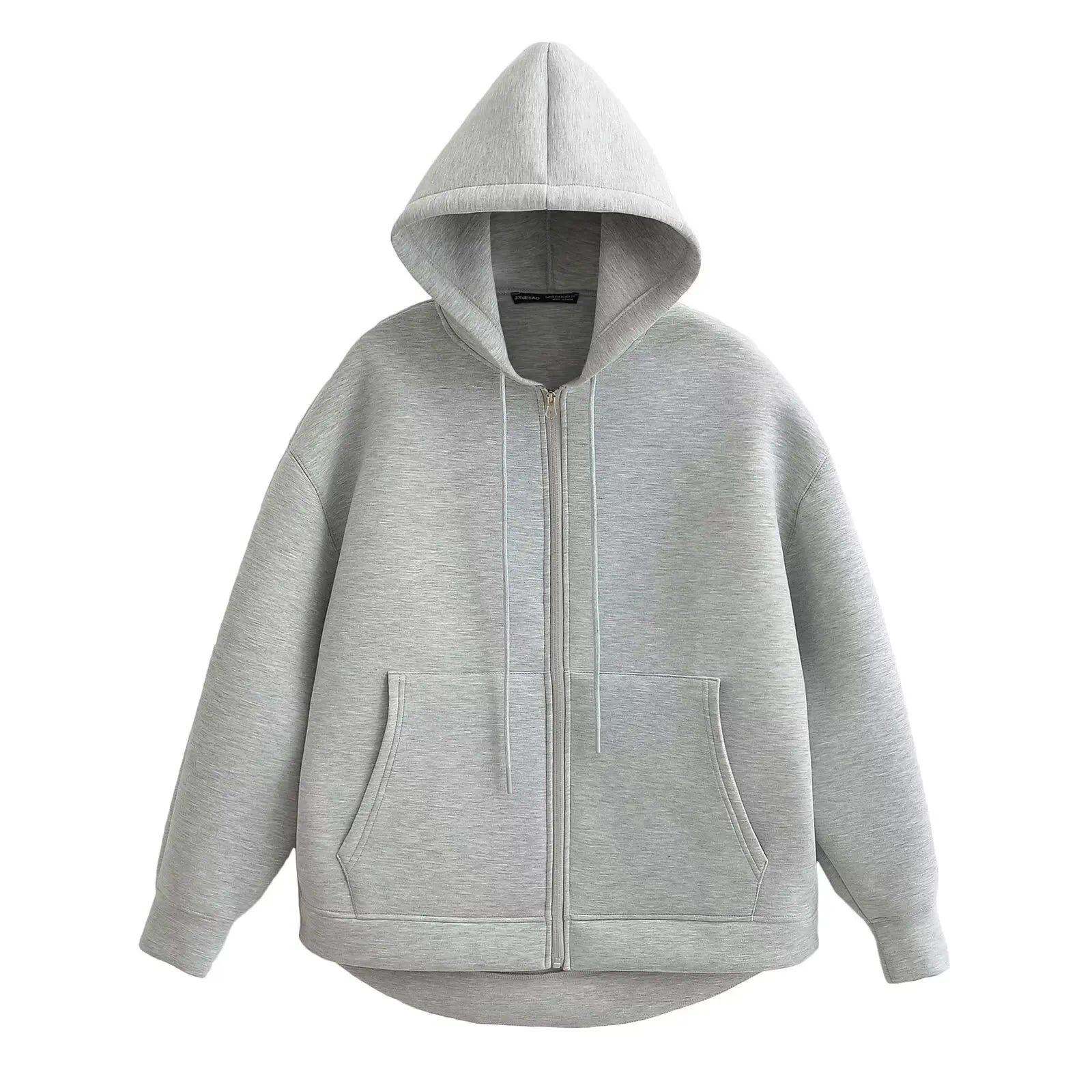 Women's Street Zipper Hoodi Oversized