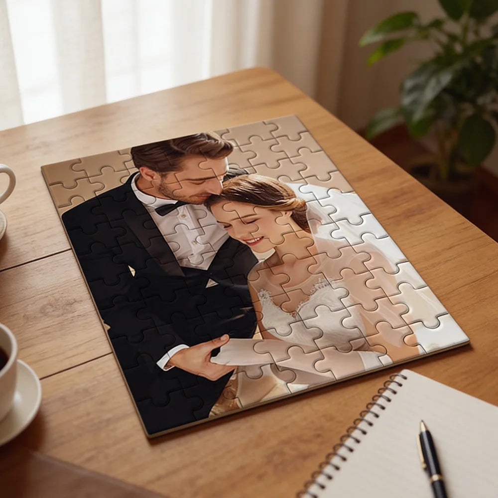 HMSTOCK Custom Photo Puzzle with/without Frame