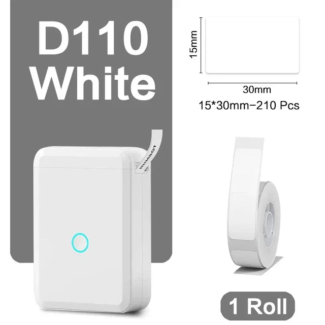 Portable Mini Printer Thermal Adhesive Sticker Label Printer Inkless Label Maker For Mobile Label